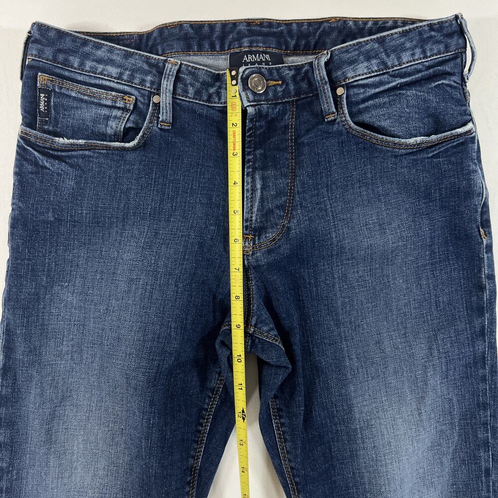 Emporio Armani J06 Slim Fit Stretch Blue Jeans Mens W30 L31 - Picture 12 of 15